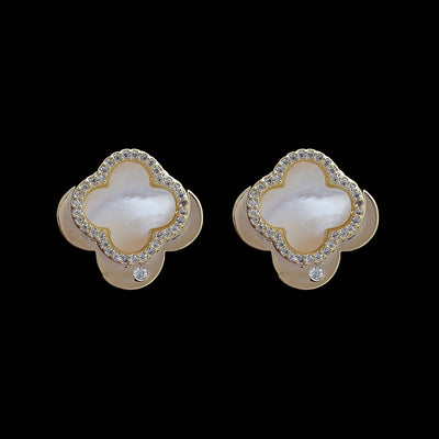 Clara Dainty American Diamond Fashionable Stud Earrings
