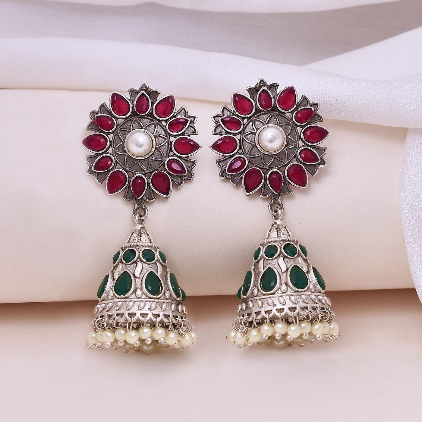Yuvika Traditional Jhumka Earrings