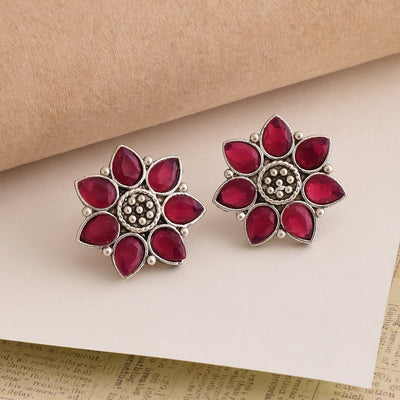 Sreeya Floral Stud Earrings