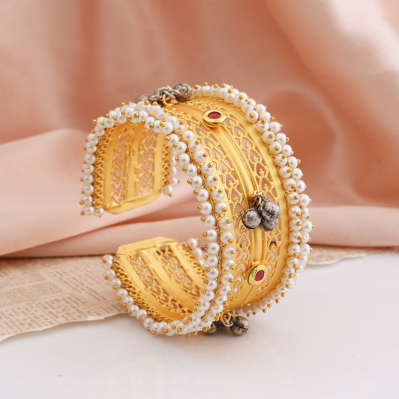 Dhruvi One Piece Golden Bangles