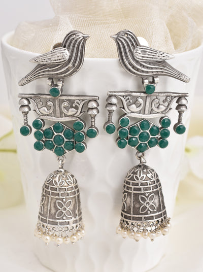 Saanvi The Bird Jhumki Earring
