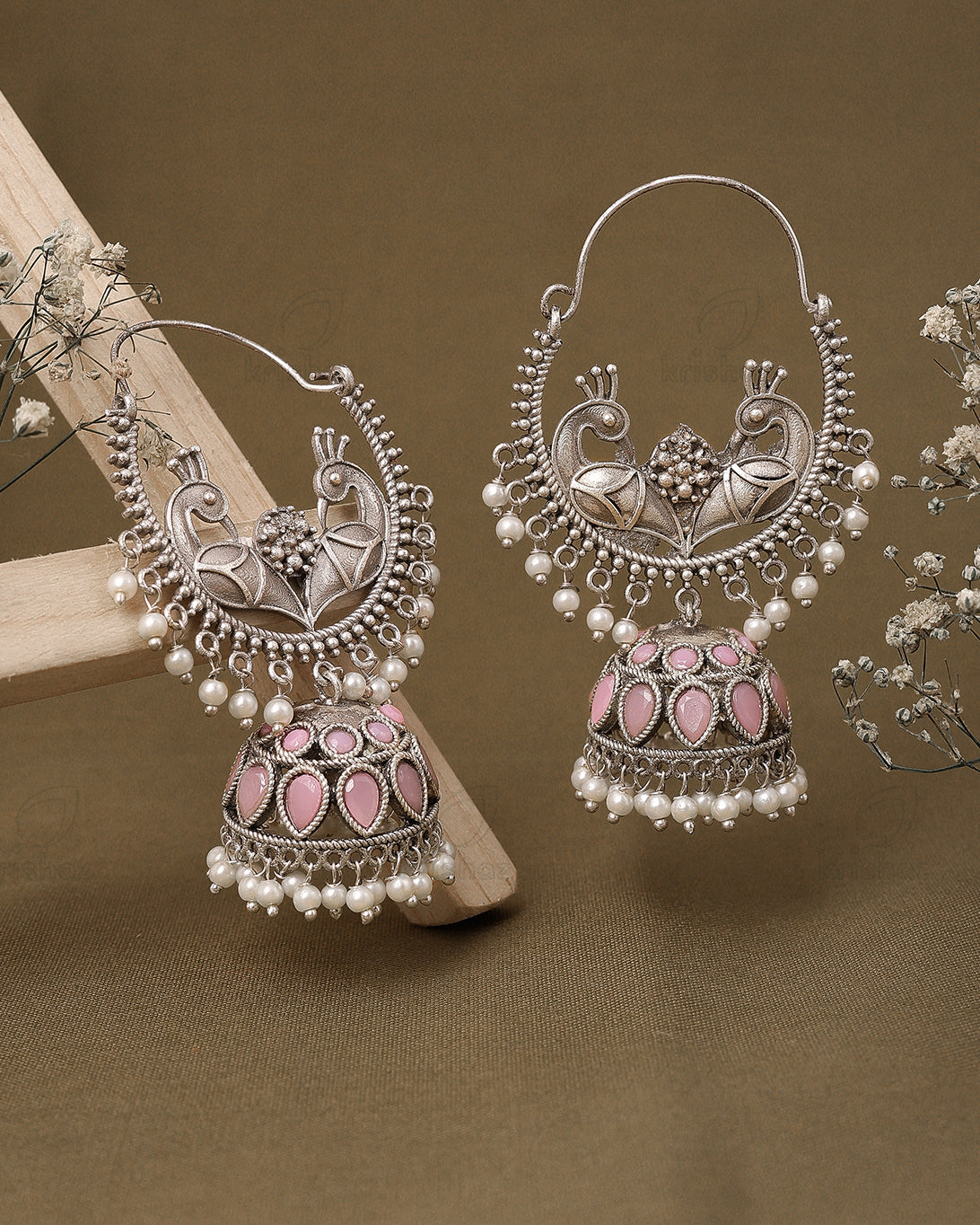 Divya Jhumki Earrings - wxo