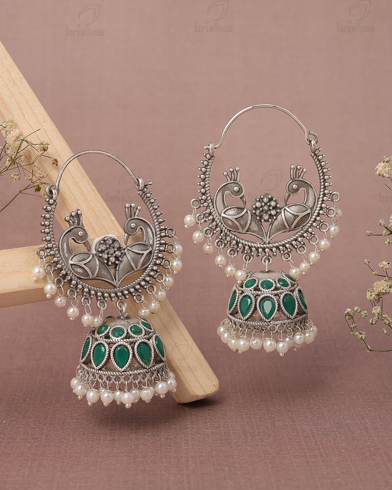 Divya Jhumki Earrings - wxo