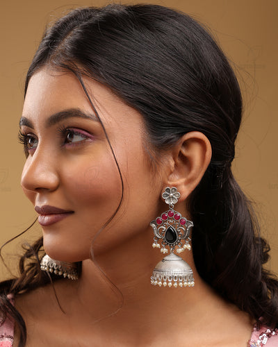 Vaidehi Long Jhumki Earrings