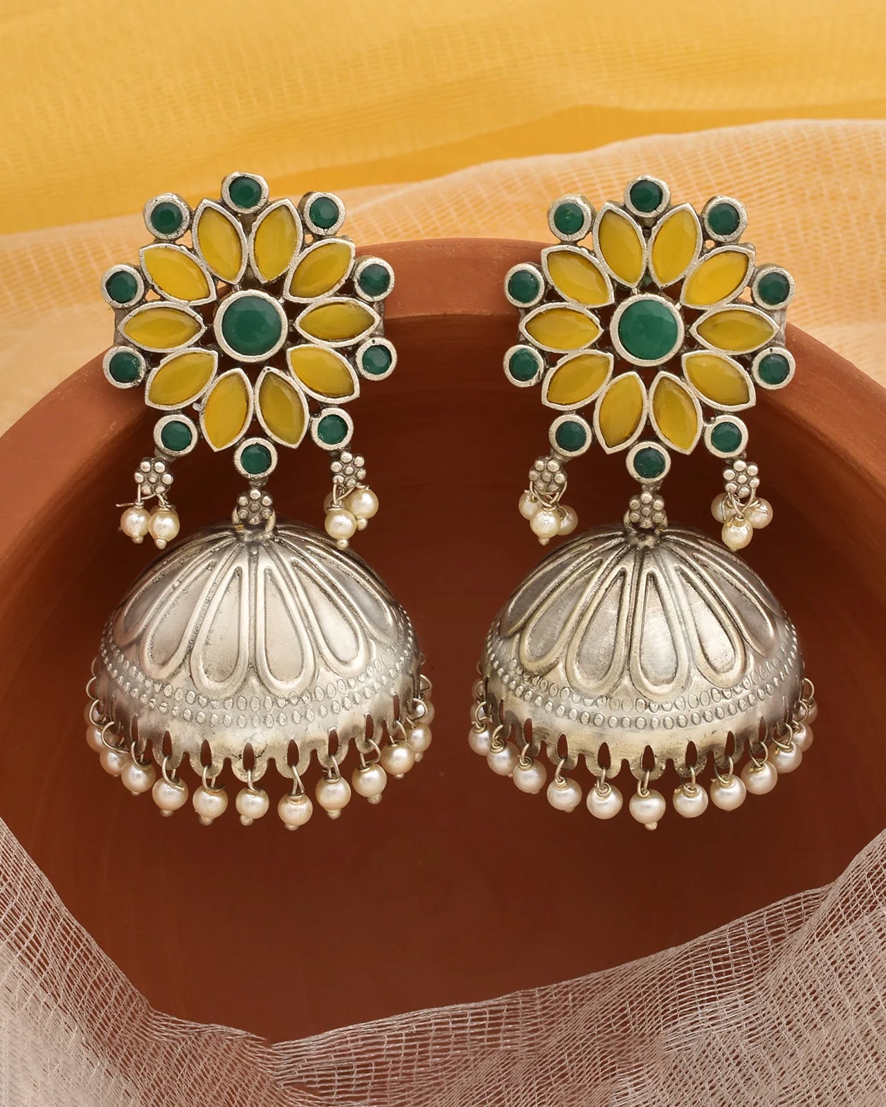 Kalini Jhumka Earrings - wxo