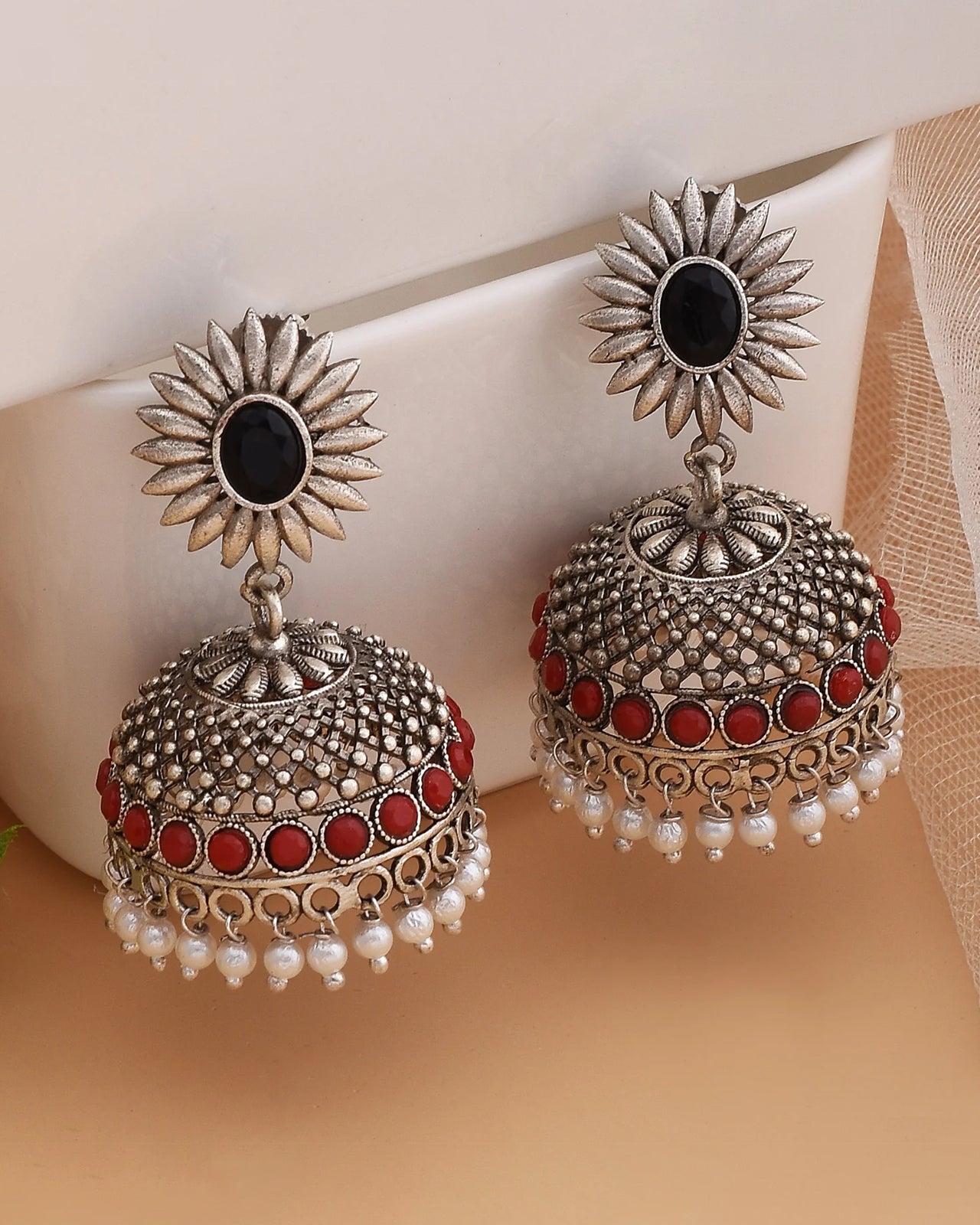 Reva Jhumki Earrings - wxo