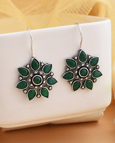 Sonia Floral Dangler Earrings