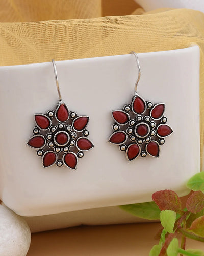 Sonia Floral Dangler Earrings