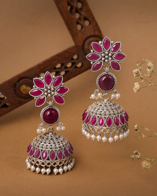 Reshma Jhumki Earrings - wxo