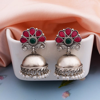 Parikha Floral Jhumki Earrings