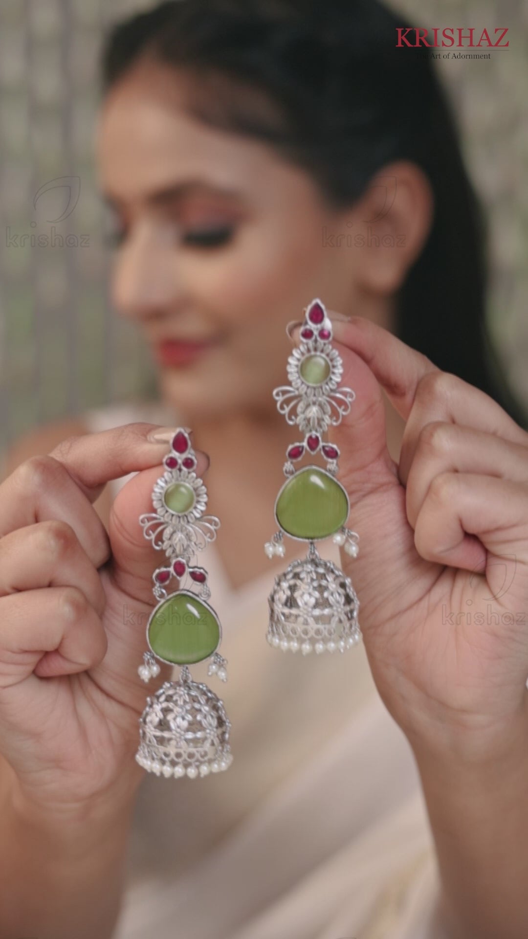 Preeti Jhumki Earrings - wxo