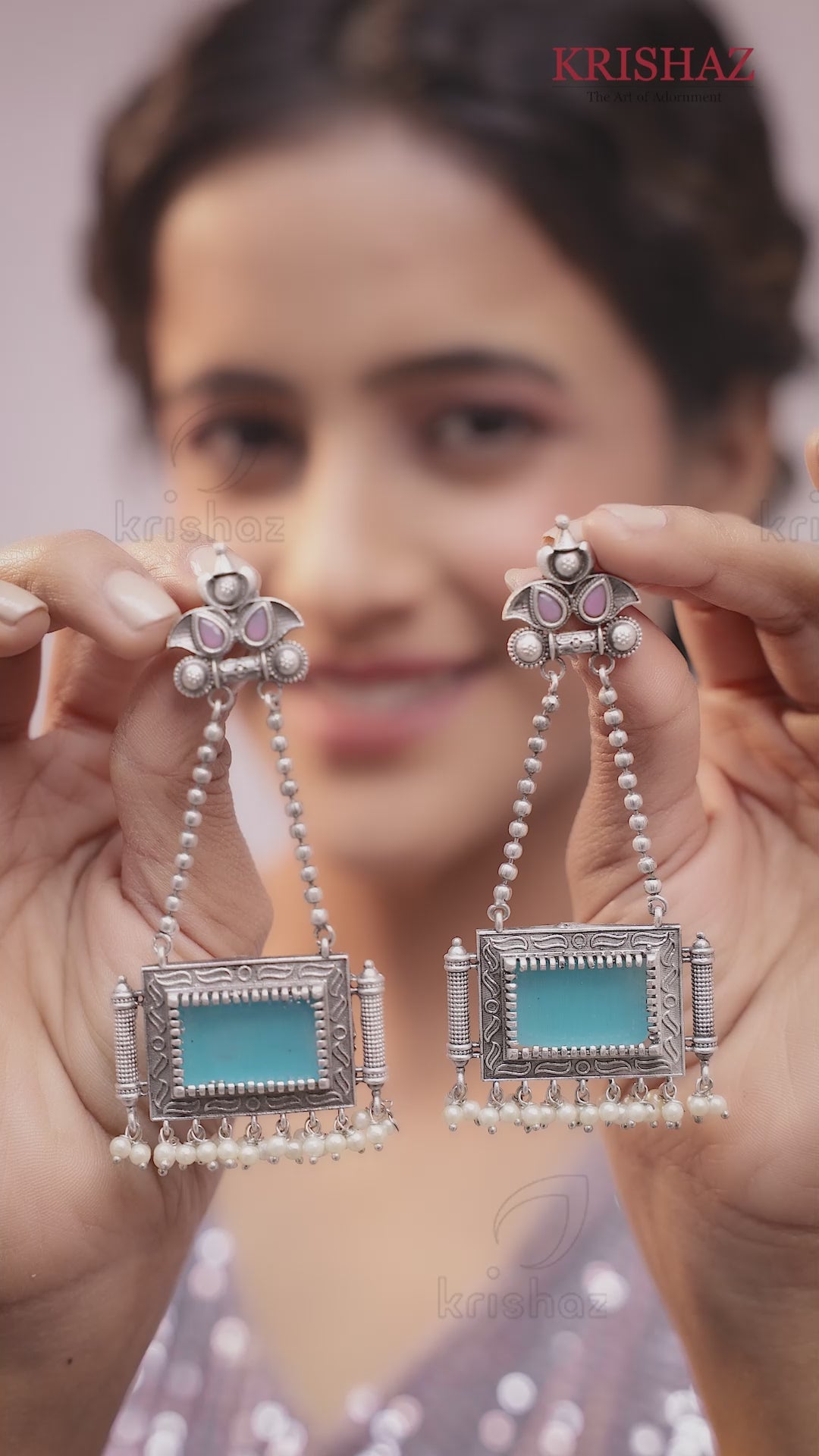 Vayam Long Dangler Earrings - wxo