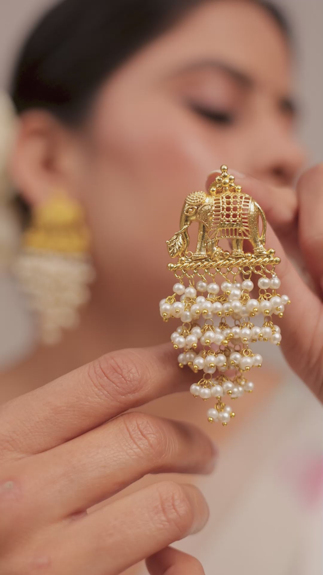 Gajraj Premium Gold Danglers