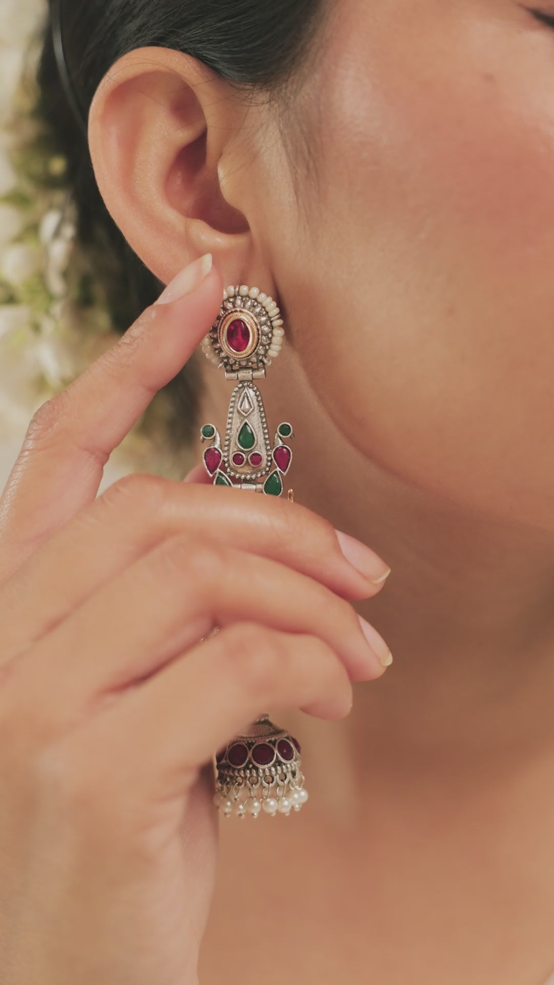 Harinya Premium Jhumki Earrings