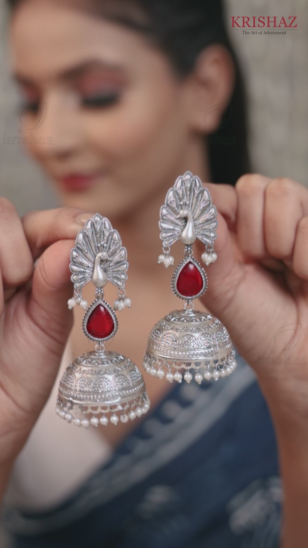 Mayuri Jhumki Earrings