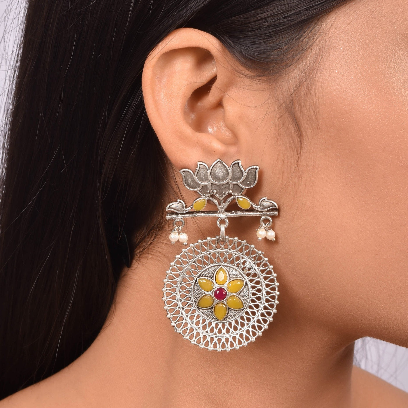 Lotus Dangler Earring- xoiox