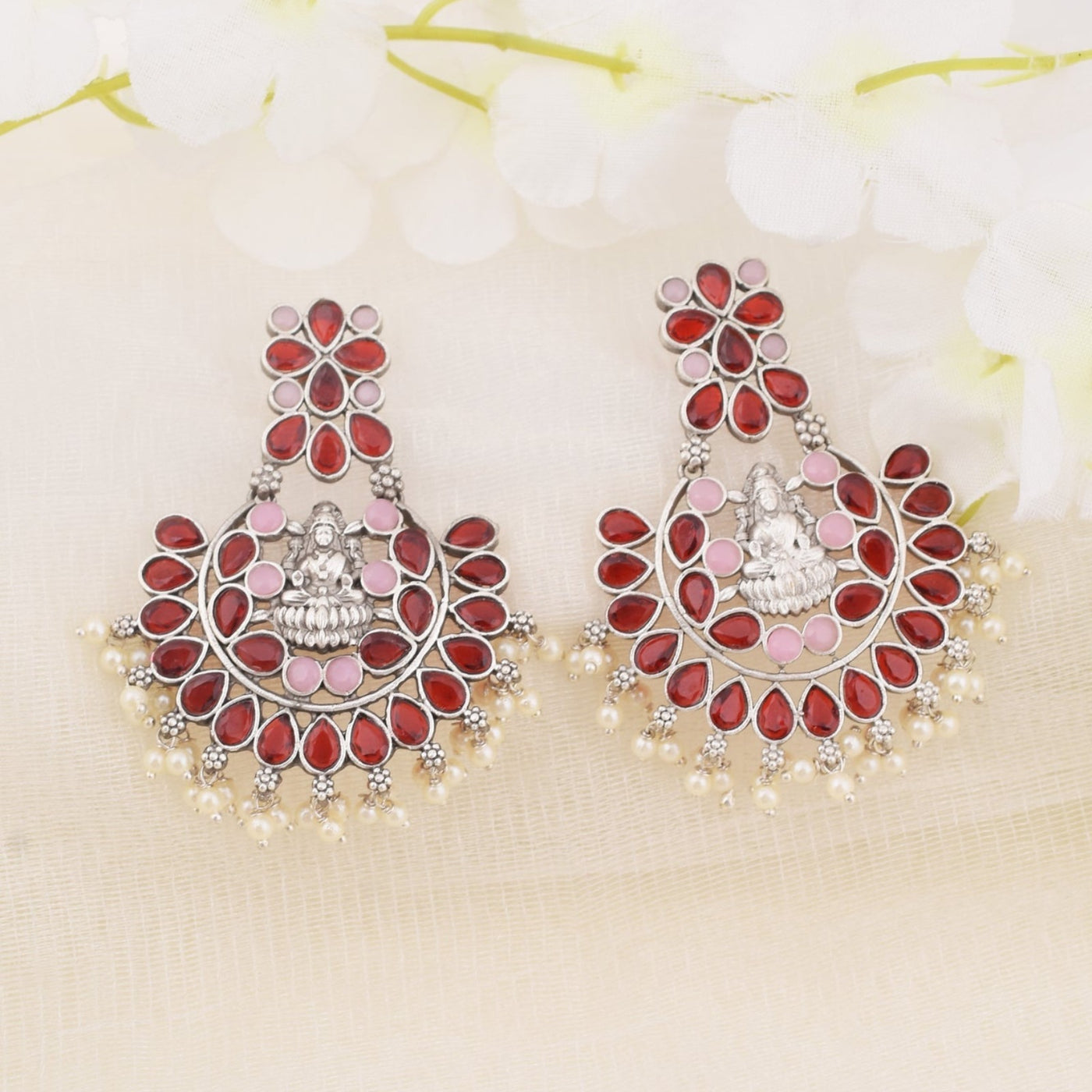 Maa Laxmi Dangler Earring Set