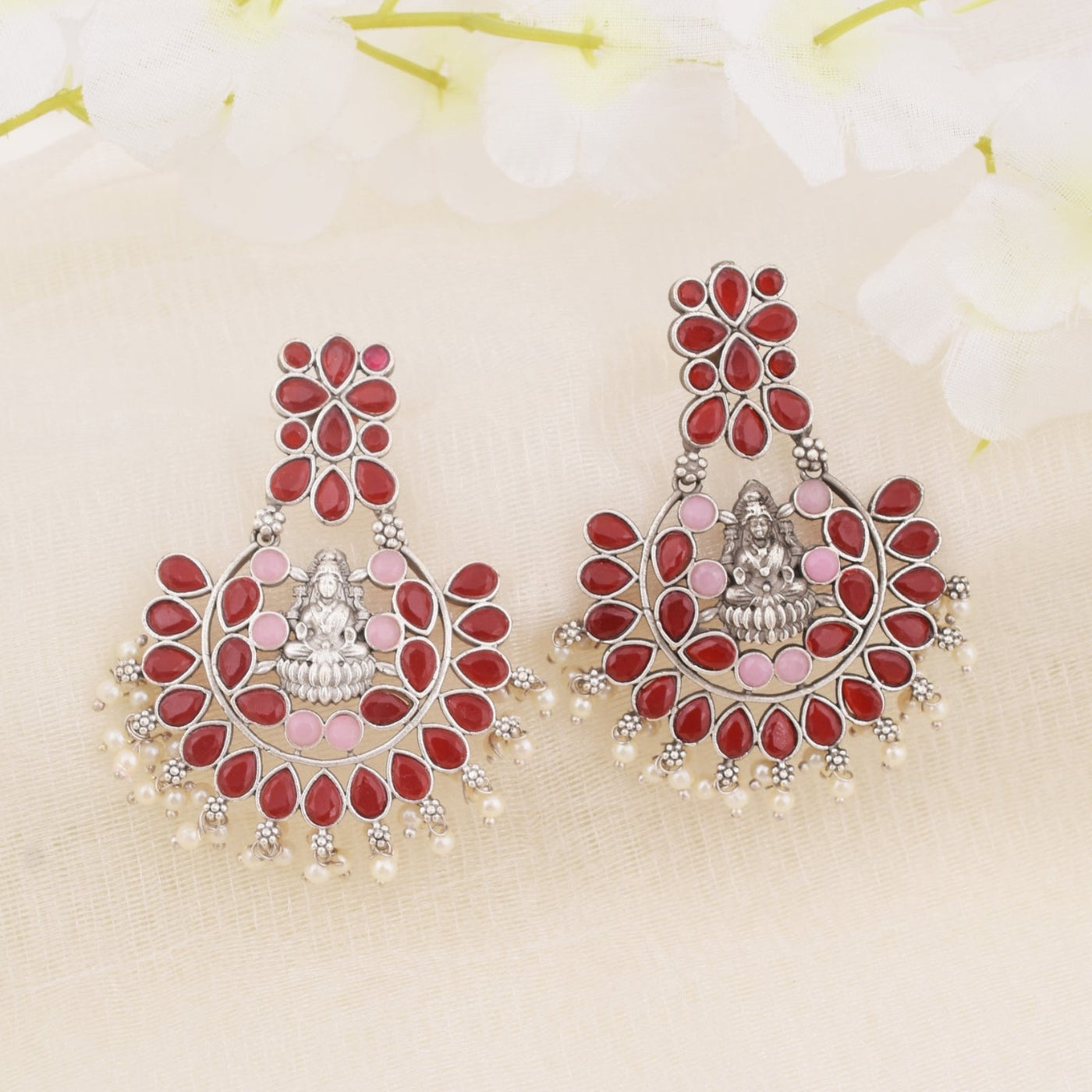 Maa Laxmi Dangler Earring Set