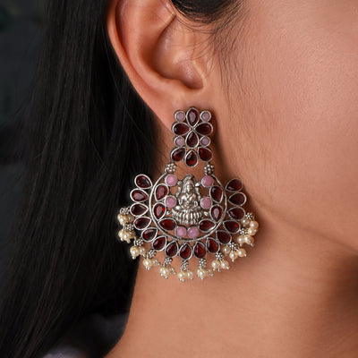 Maa Laxmi Dangler Earring Set