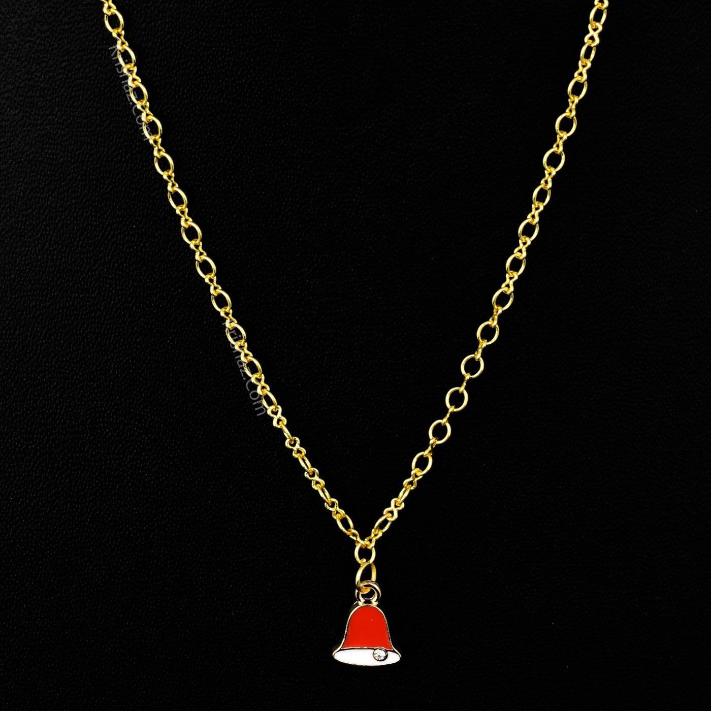 Gold Figure 8 Chain with Christmas charms