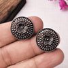 A Pair of Oxidized Silver Adjustable Ethnic Toe Rings - Krishaz