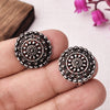 A Pair of Oxidized Silver Adjustable Ethnic Toe Rings - Krishaz