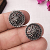 A Pair of Oxidized Silver Adjustable Ethnic Toe Rings - Krishaz