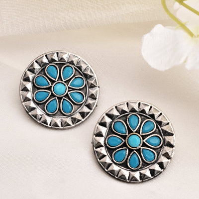 Maya Silver Earring Studs