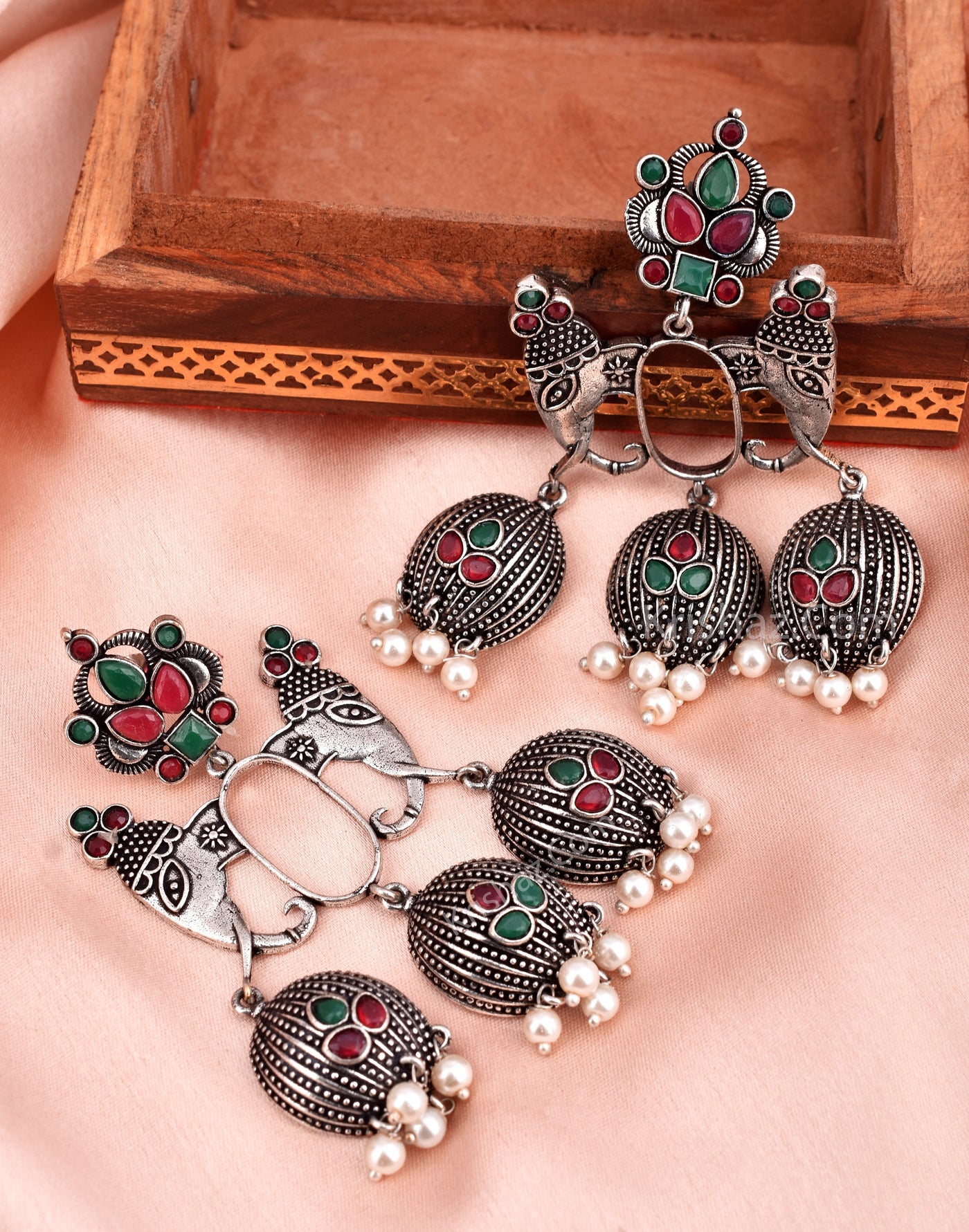 Angad Elephant Designed Drop Dangler Earring.