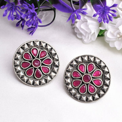 Maya Silver Earring Studs