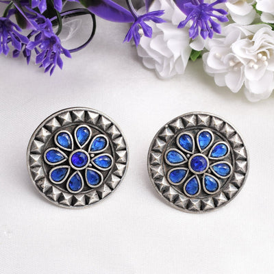 Maya Silver Earring Studs