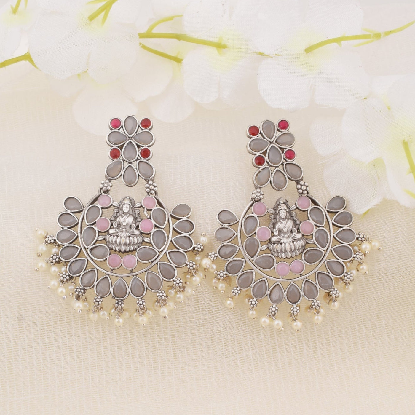 Maa Laxmi Dangler Earring Set