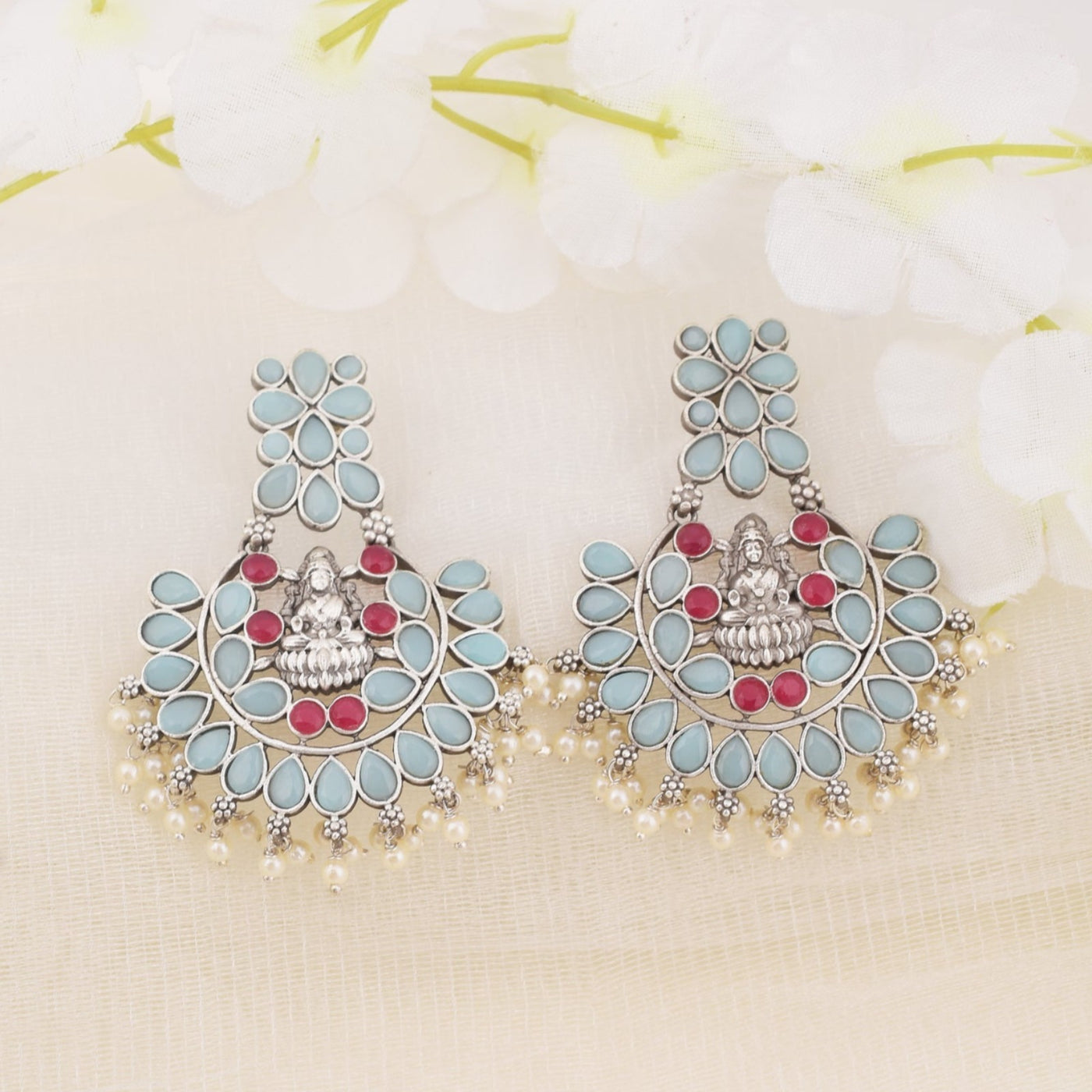 Maa Laxmi Dangler Earring Set