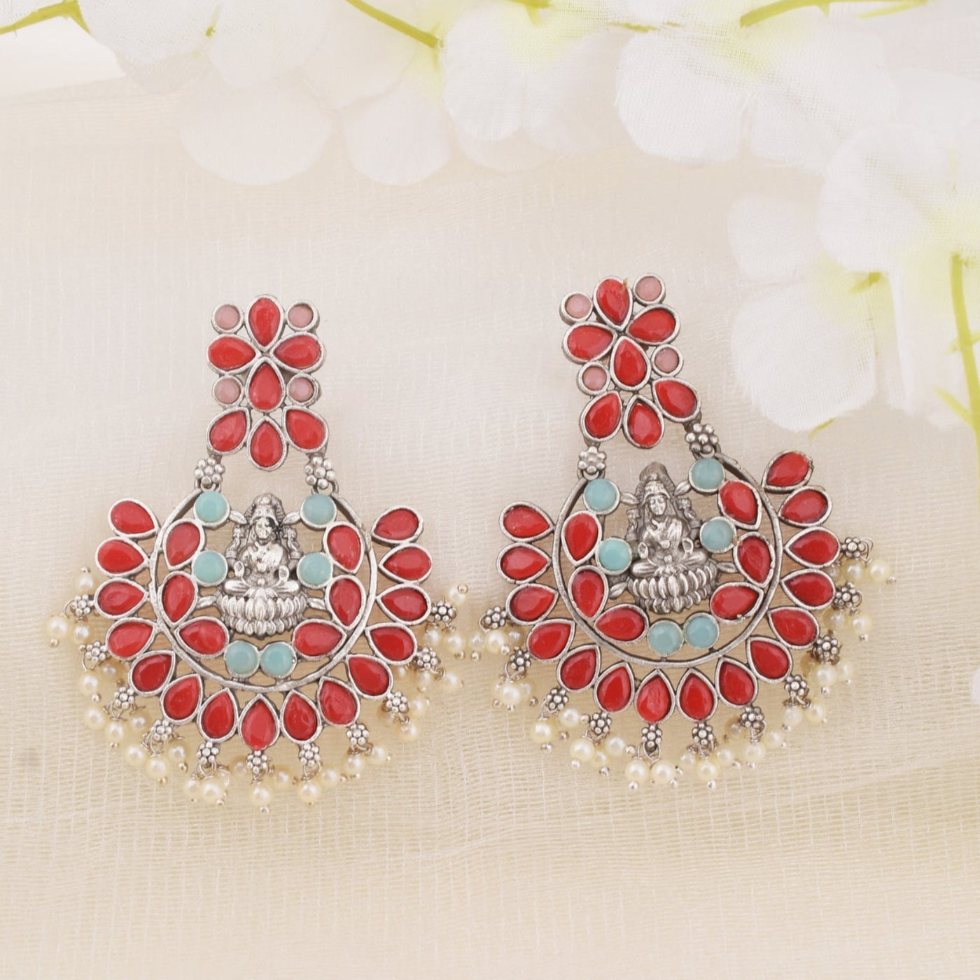 Maa Laxmi Dangler Earring Set