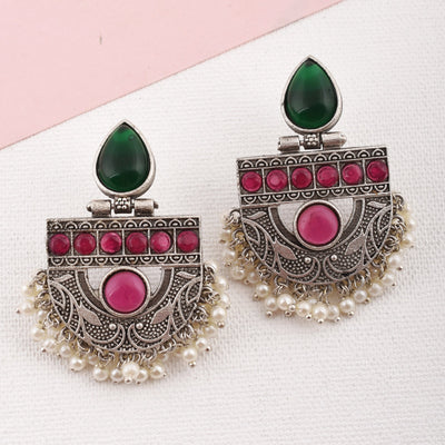 Shaurya Traditional Dangler Earrings Set - xoiox