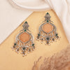 Shirley Floral Dangler Earrings